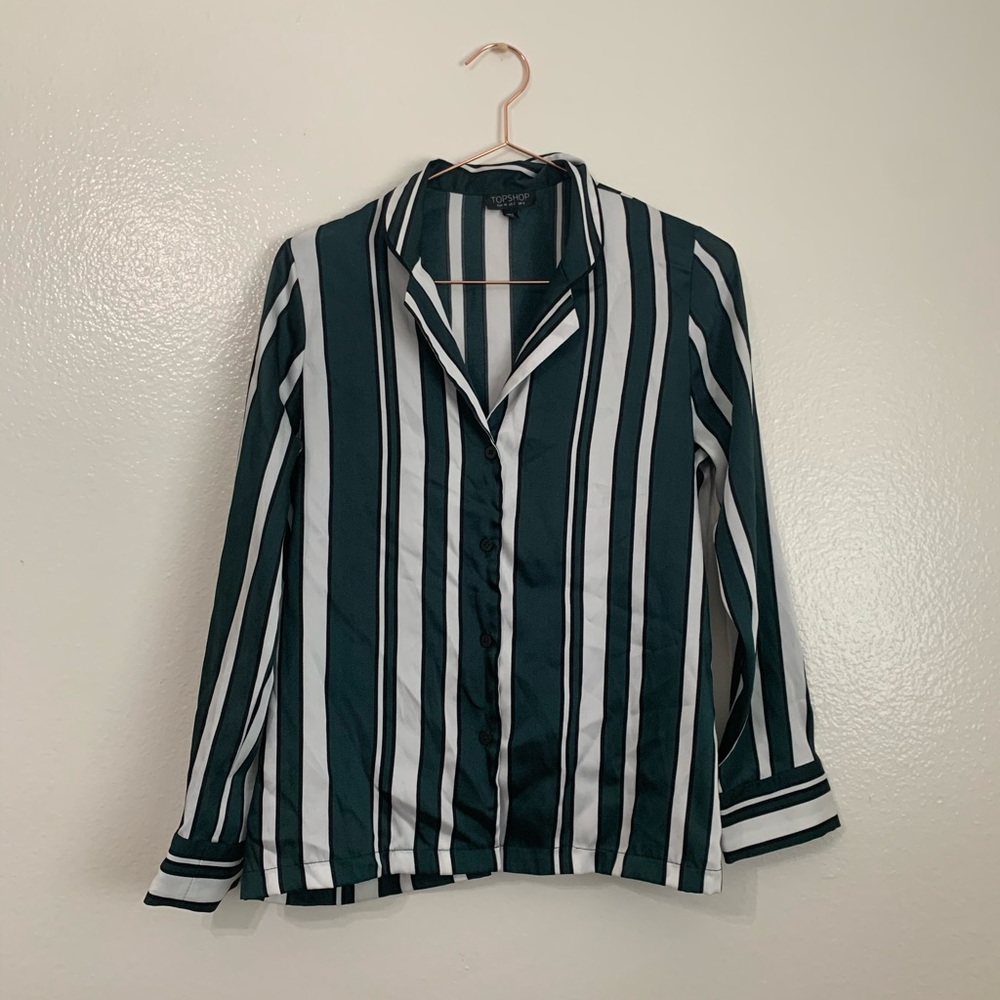 Topshop Button Down Shirt US2
